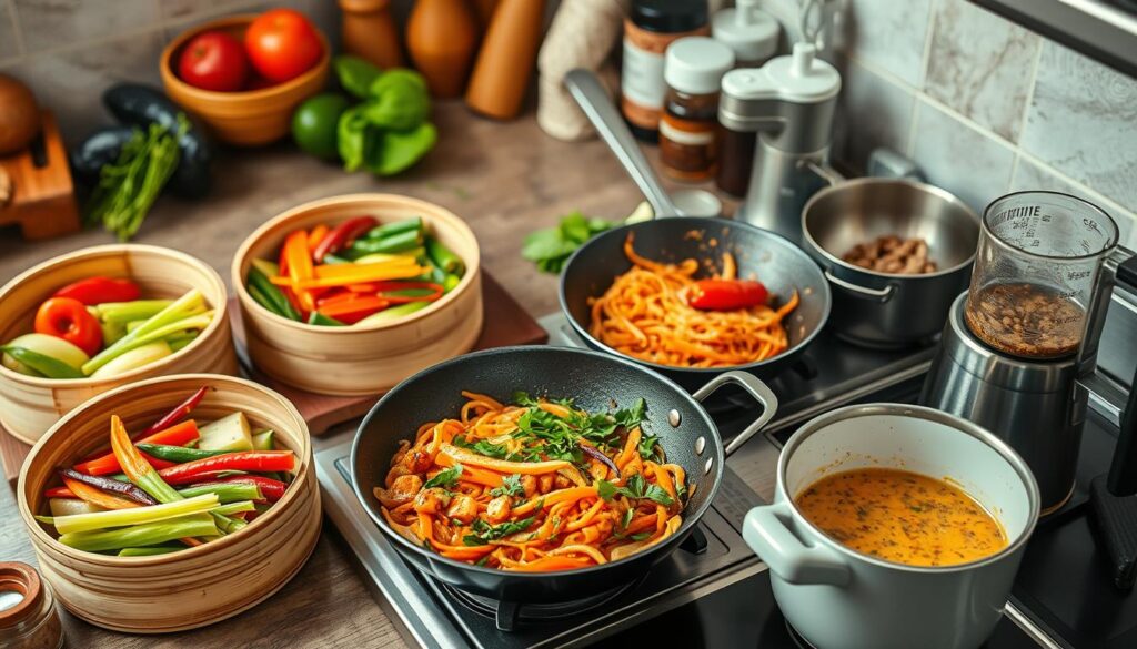 oil-less cooking techniques